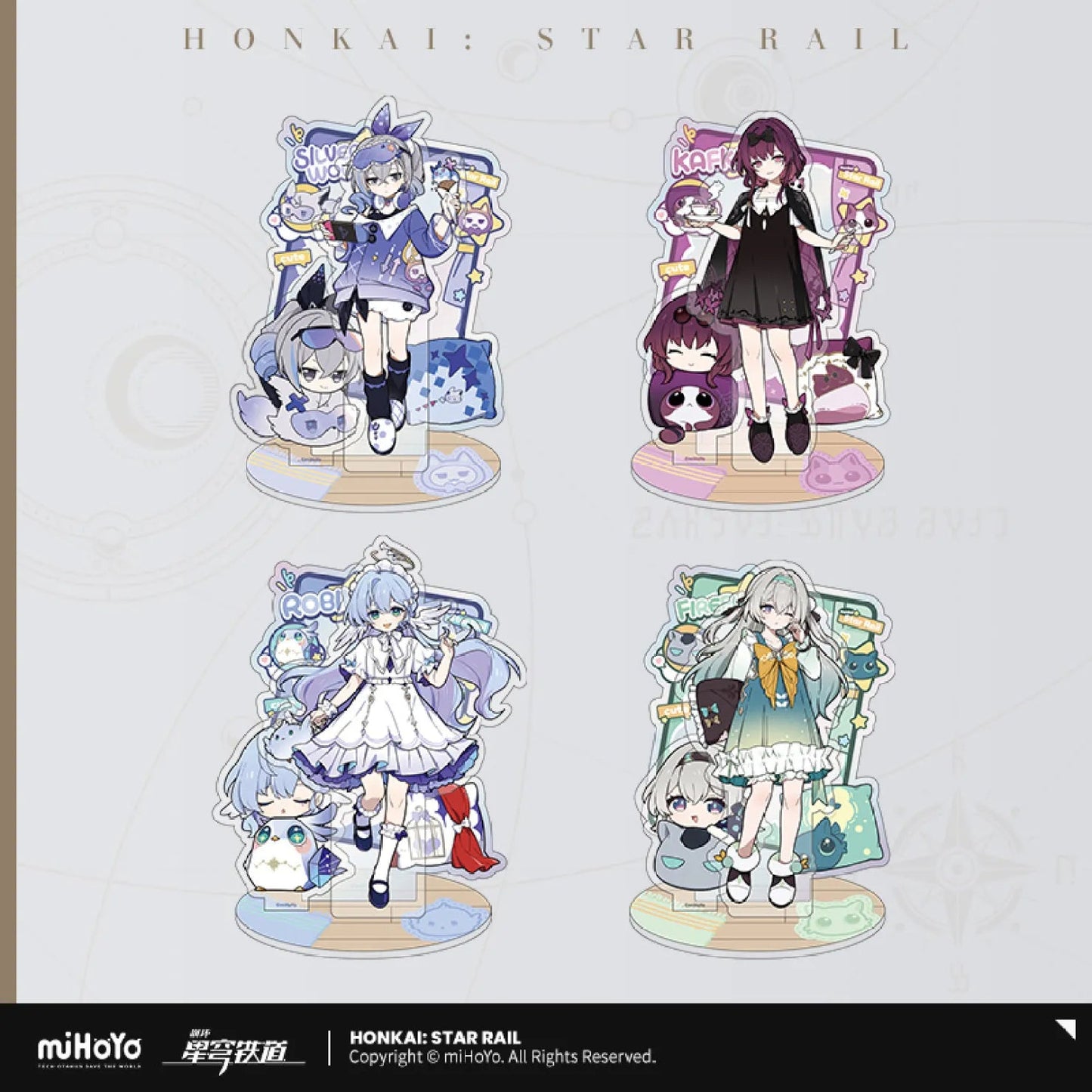 [OFFICIAL] Honkai Star Rail Girls Dormitory Series Stand Figure - Teyvat Tavern - Genshin Impact & Honkai Star Rail & 3Z Merch