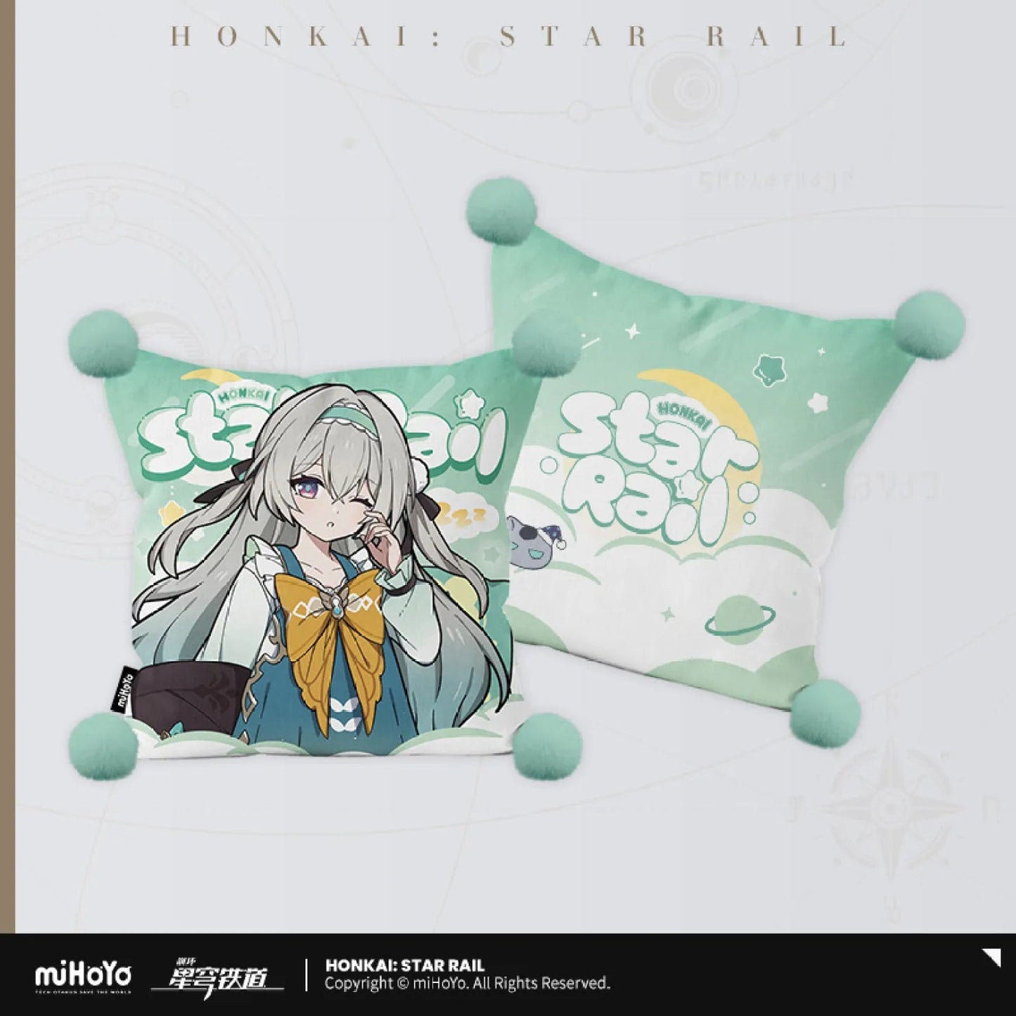 [OFFICIAL] Honkai Star Rail Girls Dormitory Series Throw Pillow - Teyvat Tavern - Genshin Impact & Honkai Star Rail & 3Z Merch