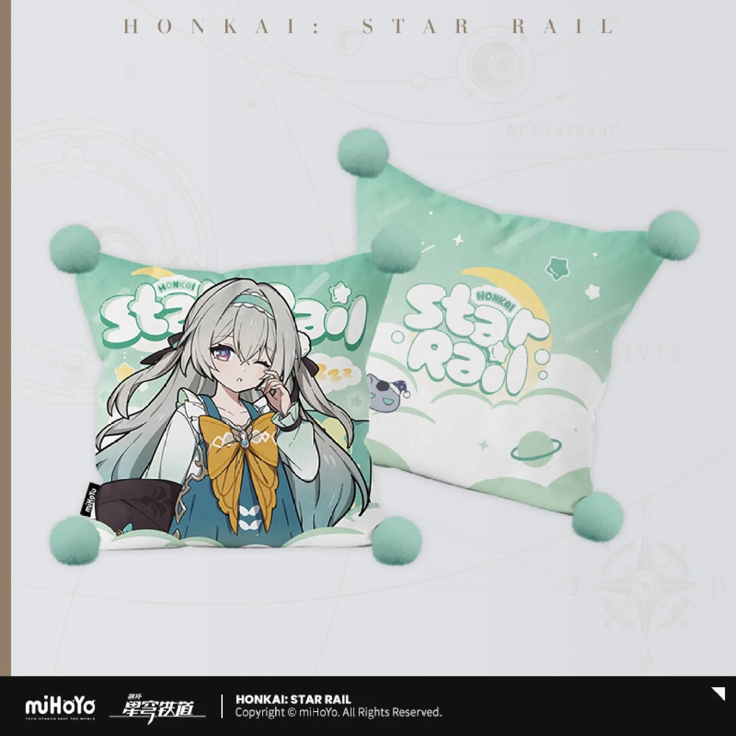 [OFFICIAL] Honkai Star Rail Girls Dormitory Series Throw Pillow - Teyvat Tavern - Genshin Impact & Honkai Star Rail & 3Z Merch