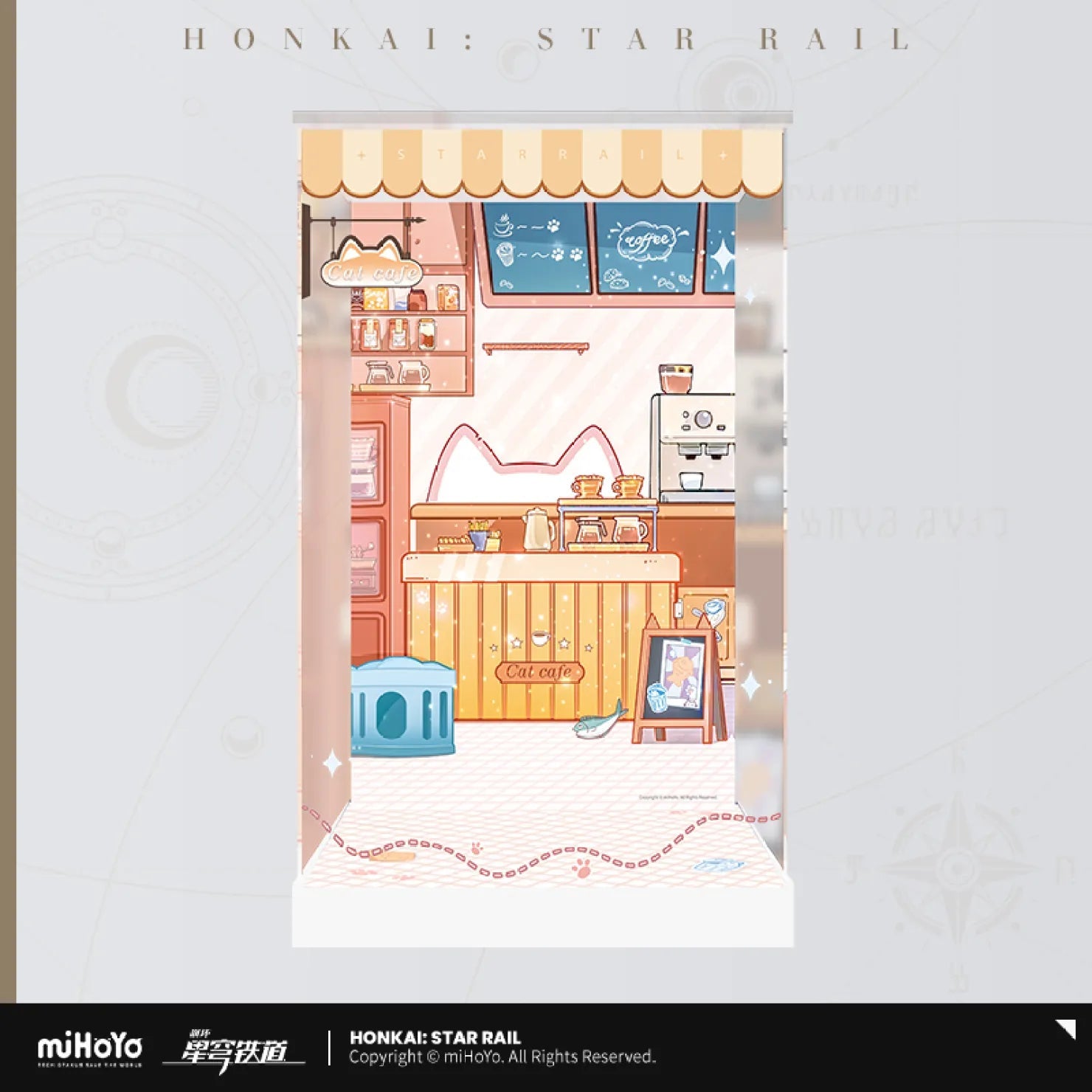 [OFFICIAL] Honkai Star Rail Jingyuan Little Kitten Series Scale Figure Display Case - Teyvat Tavern - Genshin Impact & Honkai Star Rail & 3Z Merch