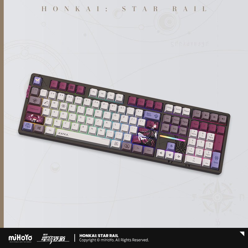 Set Tappi Tasti PBT Honkai Star Rail 7 Marzo, Per Tastiera Meccanica MX, Inglese QWERTY - Foto 2