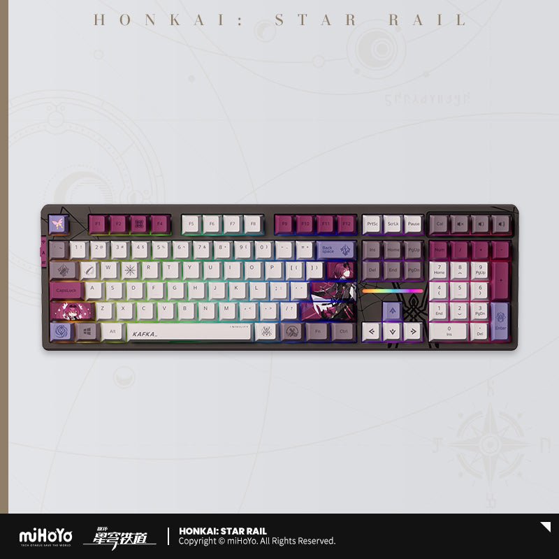 miHoYo 特別版キーボード kafka Honkai: Star Rail Kafka RGB Backlit Mechanical Keyboard