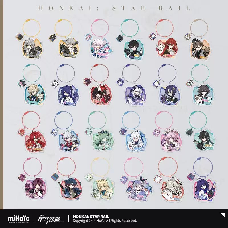[OFFICIAL] Honkai Star Rail Little Kitten Series Acrylic Keychain - Teyvat Tavern - Genshin Impact & Honkai Star Rail & 3Z Merch