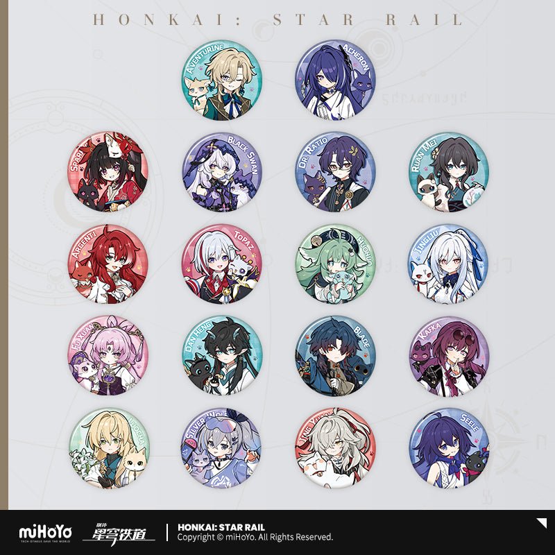 [OFFICIAL] Honkai Star Rail Little Kitten Series Badge - Teyvat Tavern - Genshin Impact & Honkai Star Rail & 3Z Merch