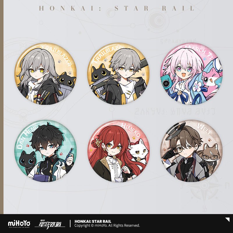 [OFFICIAL] Honkai Star Rail Little Kitten Series Badge - Teyvat Tavern - Genshin Impact & Honkai Star Rail & 3Z Merch