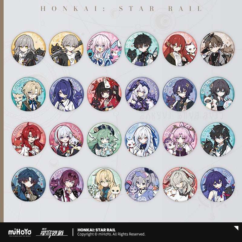 [OFFICIAL] Honkai Star Rail Little Kitten Series Badge - Teyvat Tavern - Genshin Impact & Honkai Star Rail & 3Z Merch