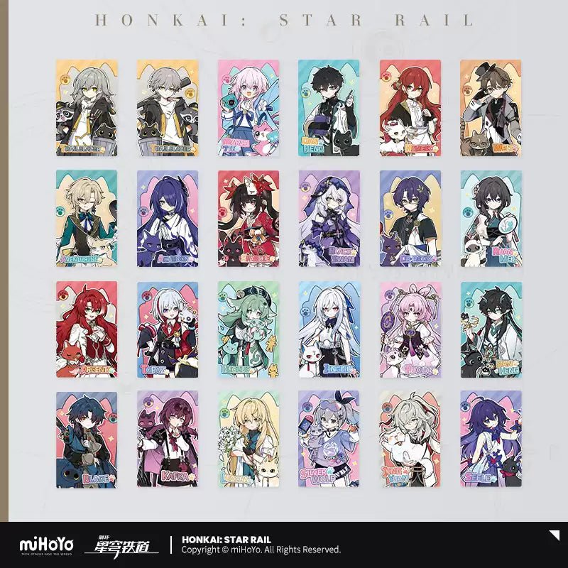 [OFFICIAL] Honkai Star Rail Little Kitten Series Collectable Laser Ticket - Teyvat Tavern - Genshin Impact & Honkai Star Rail & 3Z Merch