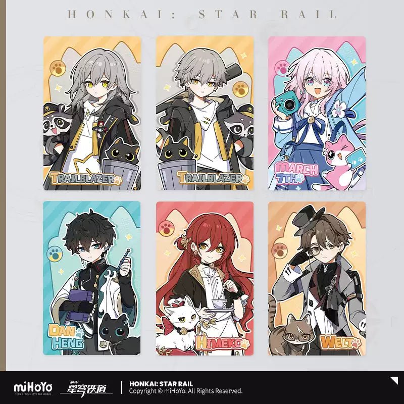 [OFFICIAL] Honkai Star Rail Little Kitten Series Collectable Laser Ticket - Teyvat Tavern - Genshin Impact & Honkai Star Rail & 3Z Merch