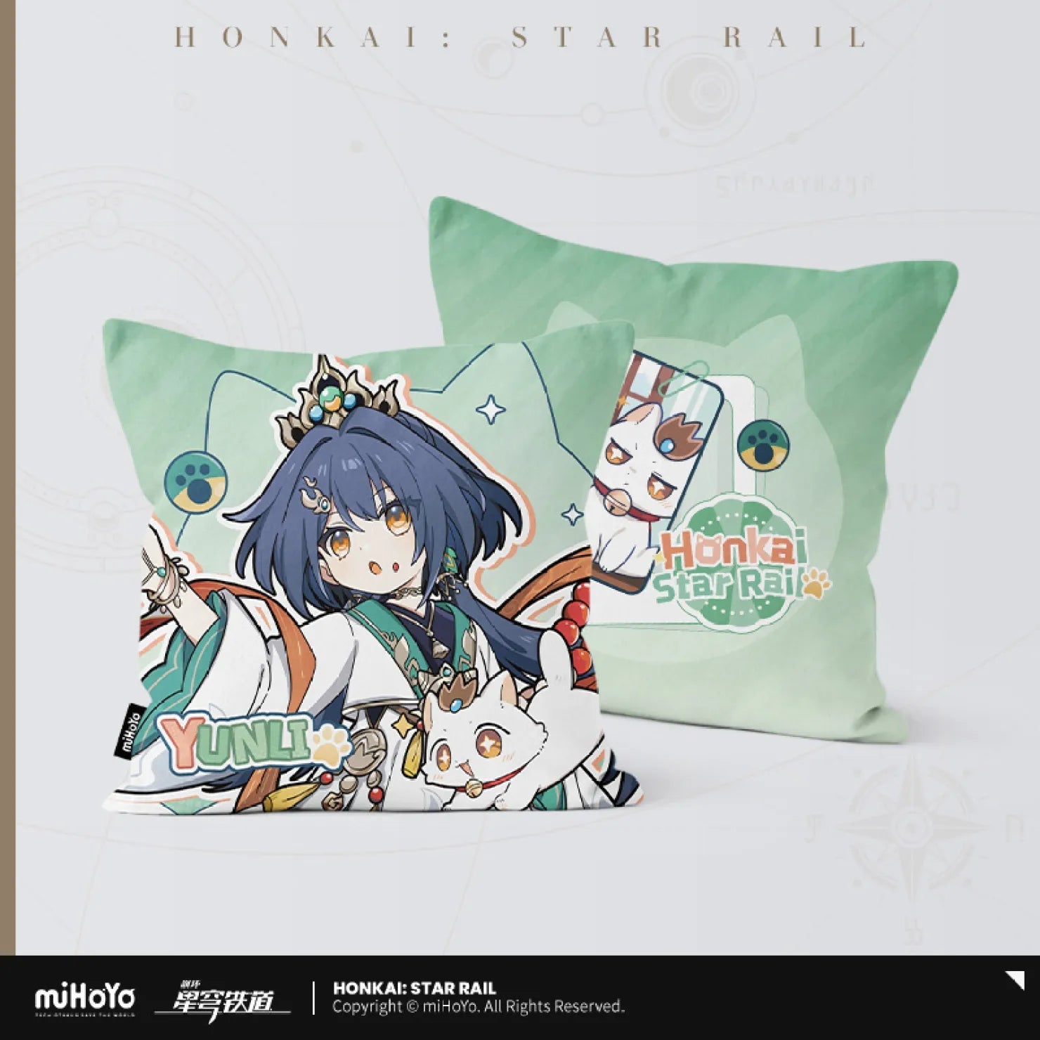 [OFFICIAL] Honkai Star Rail Little Kitten Series Throw Pillow - Teyvat Tavern - Genshin Impact & Honkai Star Rail & 3Z Merch