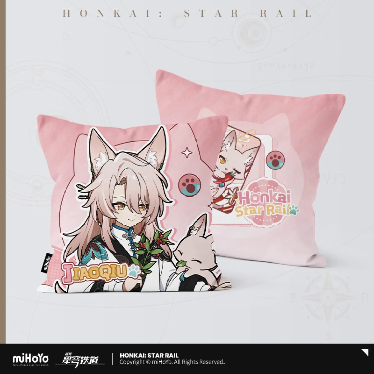 [OFFICIAL] Honkai Star Rail Little Kitten Series Throw Pillow - Teyvat Tavern - Genshin Impact & Honkai Star Rail & 3Z Merch