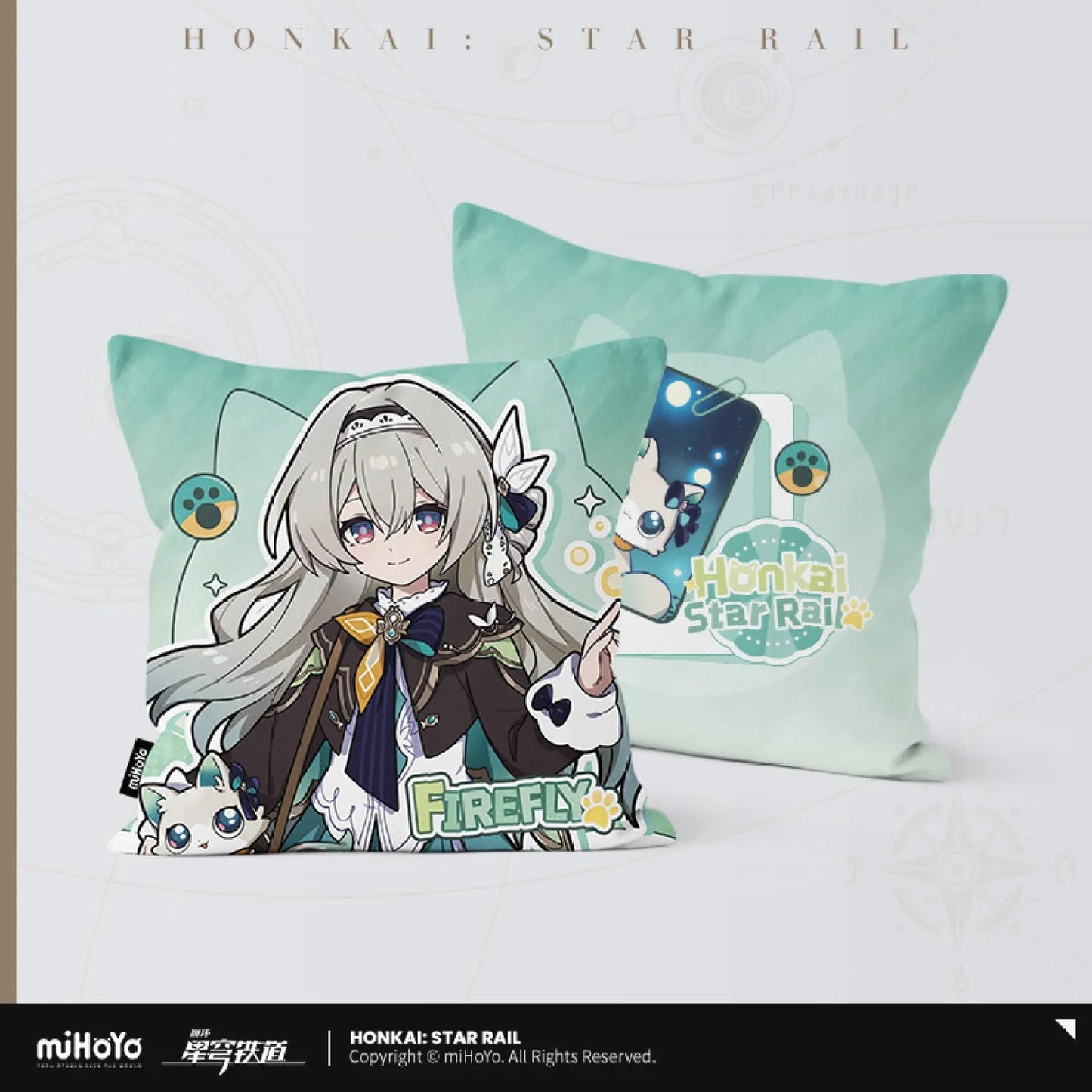 [OFFICIAL] Honkai Star Rail Little Kitten Series Throw Pillow - Teyvat Tavern - Genshin Impact & Honkai Star Rail & 3Z Merch