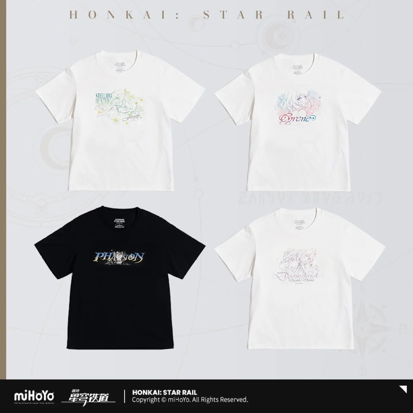 [OFFICIAL] Honkai Star Rail Memories With You Series T-Shirt - Teyvat Tavern - Genshin Impact & Honkai Star Rail & 3Z Merch