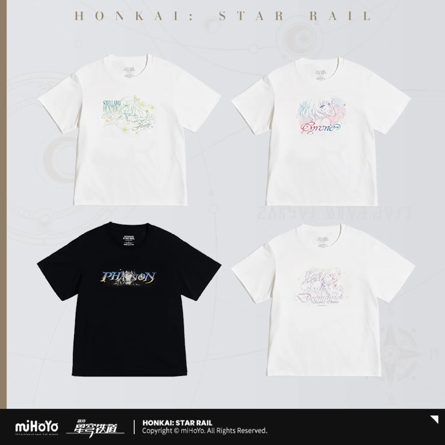 [OFFICIAL] Honkai Star Rail Memories With You Series T-Shirt - Teyvat Tavern - Genshin Impact & Honkai Star Rail & 3Z Merch
