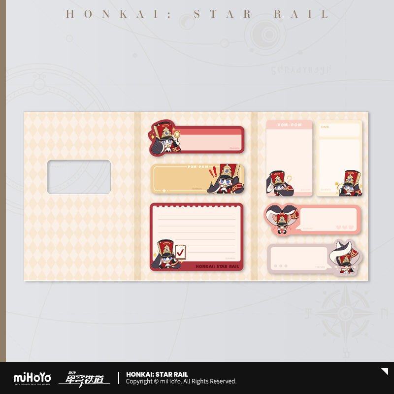 [OFFICIAL] Honkai Star Rail Pom - Pom's Exhibition Hall Sticky Notes - Teyvat Tavern - Genshin Impact & Honkai Star Rail & 3Z Merch