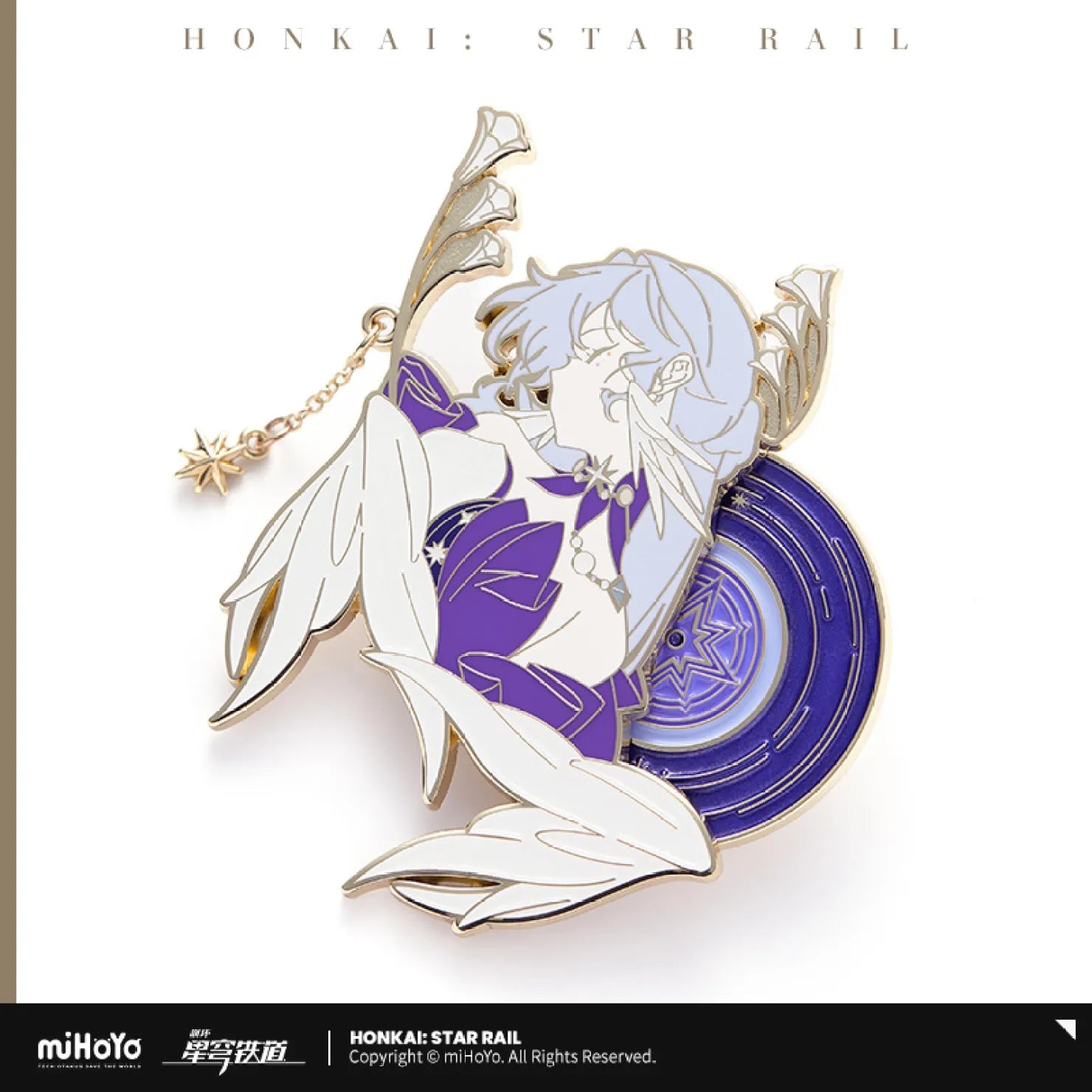 [OFFICIAL] Honkai Star Rail Robin Impression Accessories - Metal Badge - Teyvat Tavern - Genshin Impact & Honkai Star Rail & 3Z Merch