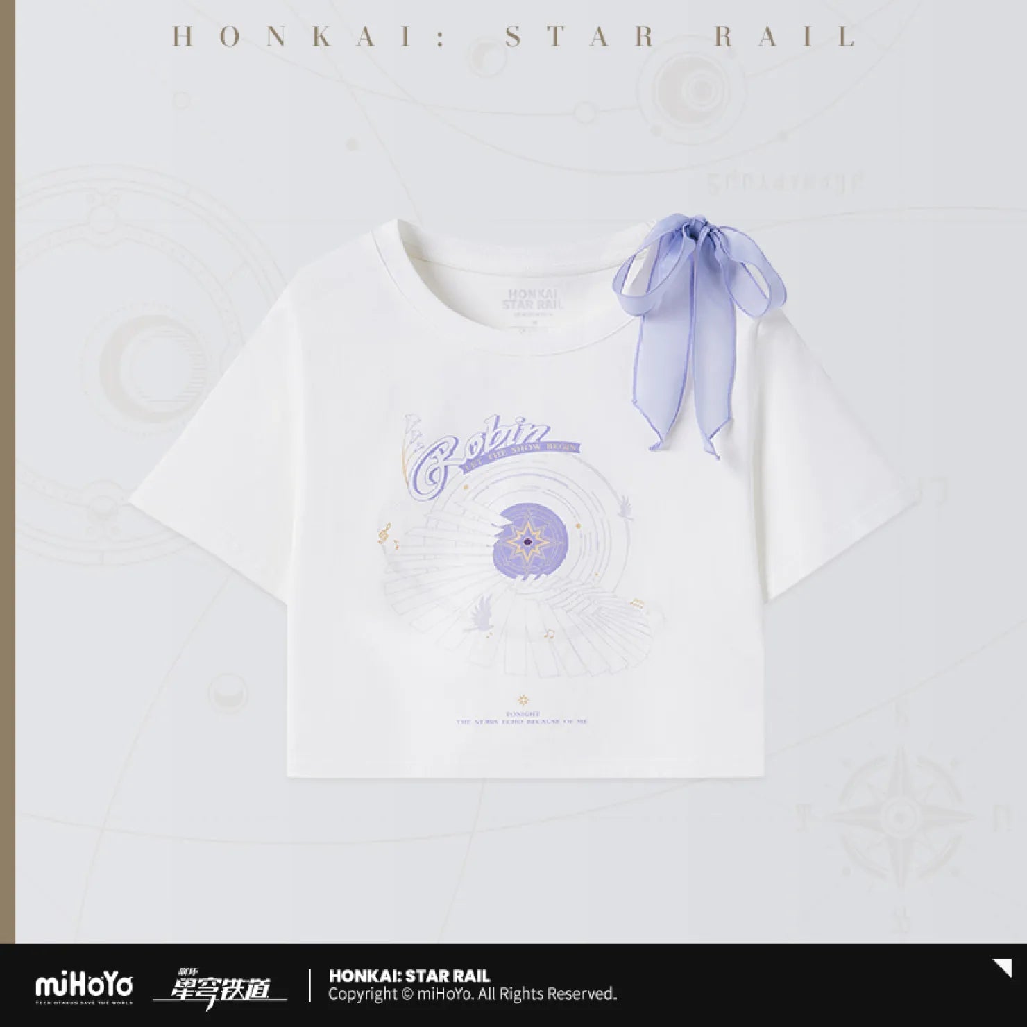 [OFFICIAL] Honkai Star Rail Robin Impression Clothes - T Shirt - Teyvat Tavern - Genshin Impact & Honkai Star Rail & 3Z Merch