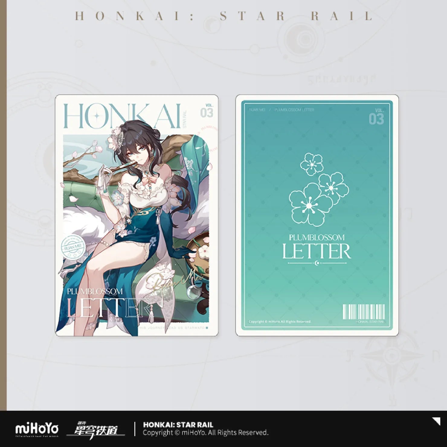 [OFFICIAL] Honkai Star Rail Ruan Mei Plum Blossom Letter Series Merch - Teyvat Tavern - Genshin Impact & Honkai Star Rail & 3Z Merch
