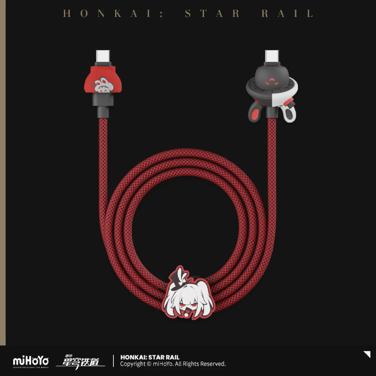 [OFFICIAL] Honkai Star Rail Sparkle & Sparxie Charging Cable - Teyvat Tavern - Genshin Impact & Honkai Star Rail & 3Z Merch