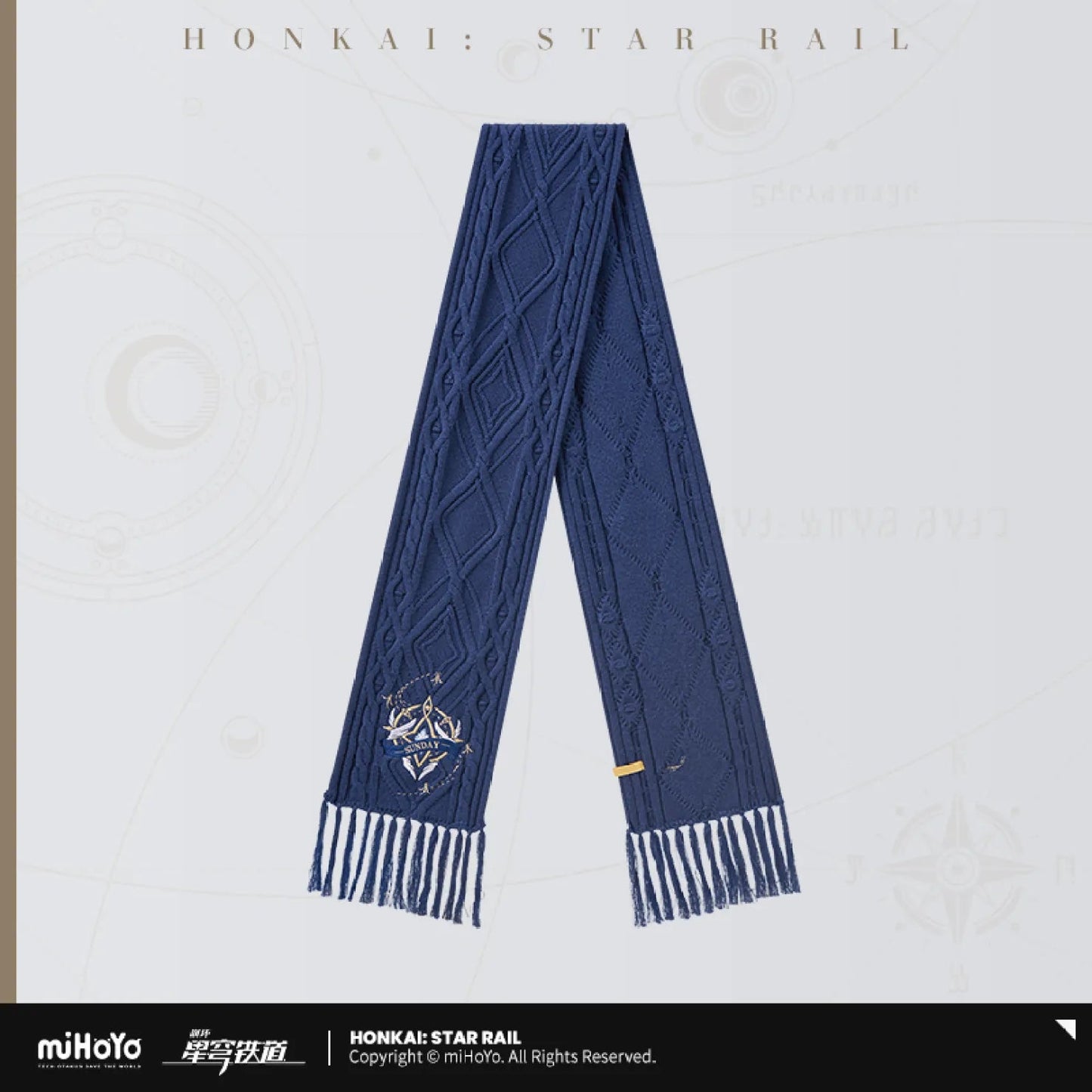 [OFFICIAL] Honkai Star Rail Sunday Impression Accessories - Scarf - Teyvat Tavern - Genshin Impact & Honkai Star Rail & 3Z Merch
