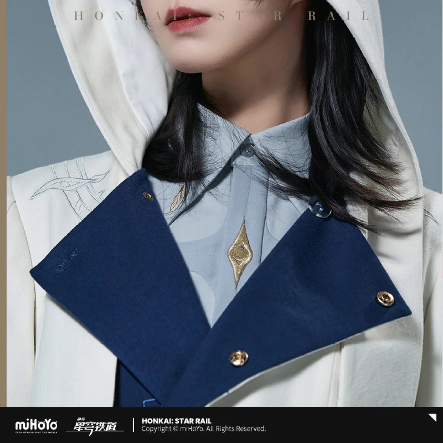 [OFFICIAL] Honkai Star Rail Sunday Impression Clothes - Faux Wool Coat - Teyvat Tavern - Genshin Impact & Honkai Star Rail & 3Z Merch