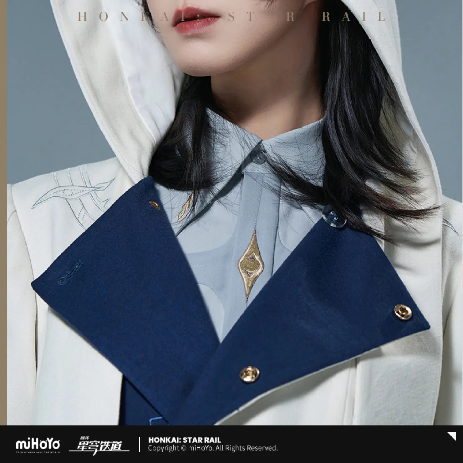 [OFFICIAL] Honkai Star Rail Sunday Impression Clothes - Faux Wool Coat - Teyvat Tavern - Genshin Impact & Honkai Star Rail & 3Z Merch