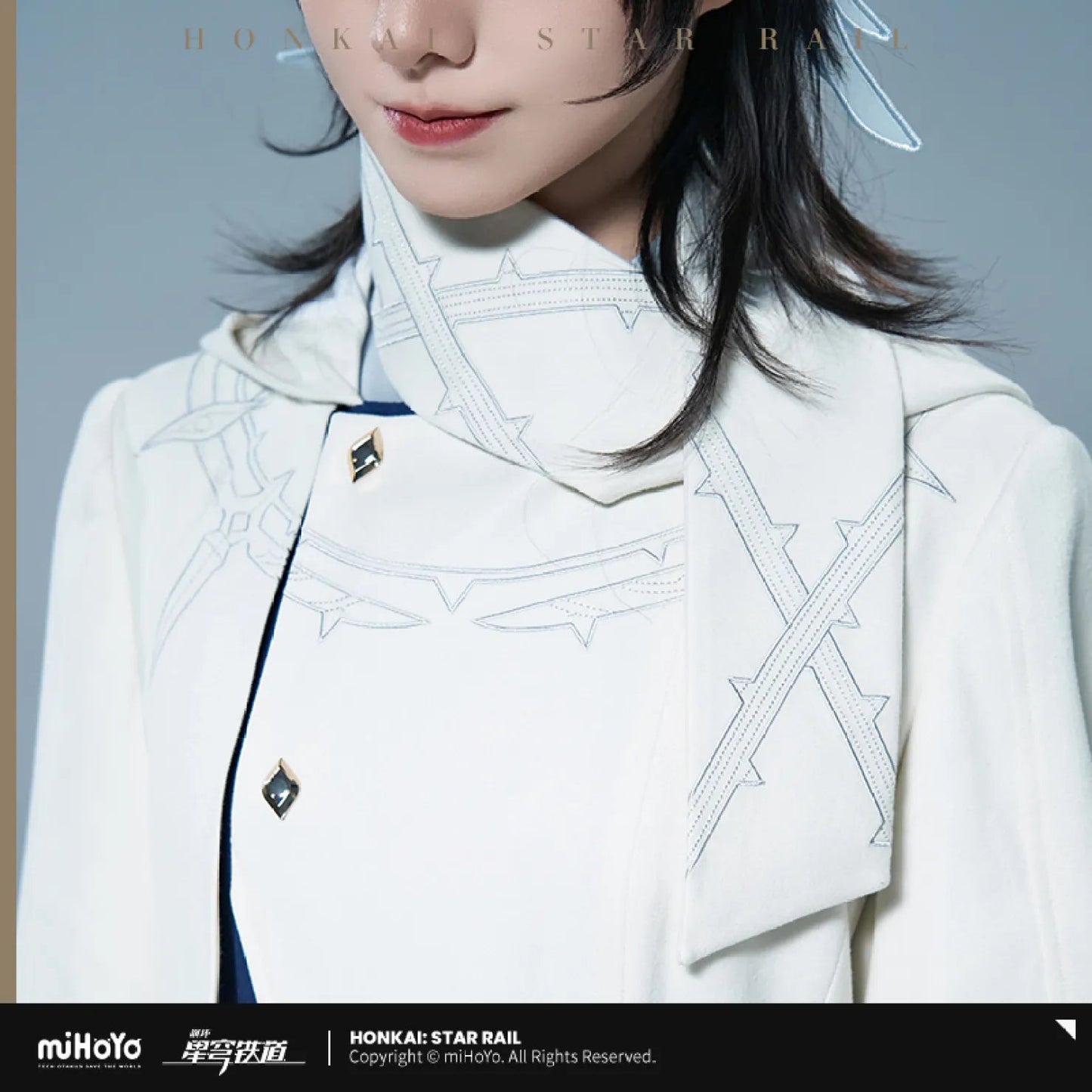 [OFFICIAL] Honkai Star Rail Sunday Impression Clothes - Faux Wool Coat - Teyvat Tavern - Genshin Impact & Honkai Star Rail & 3Z Merch