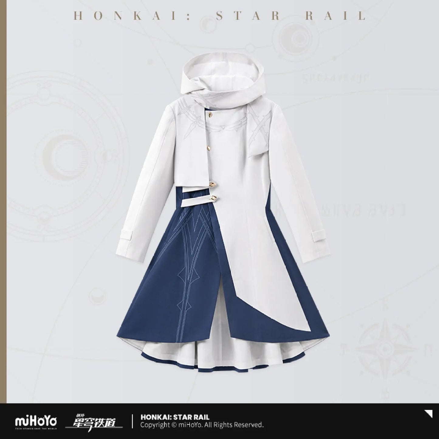 [OFFICIAL] Honkai Star Rail Sunday Impression Clothes - Faux Wool Coat - Teyvat Tavern - Genshin Impact & Honkai Star Rail & 3Z Merch