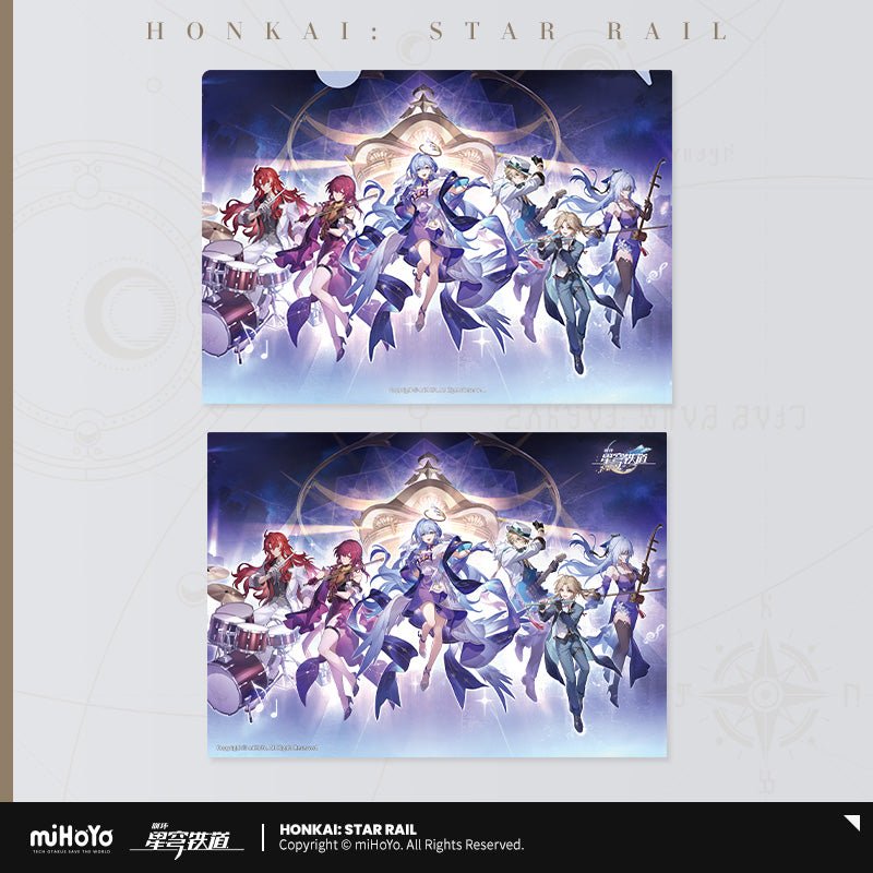 [OFFICIAL] Honkai Star Rail Theme Series Folder Poster Set - Teyvat Tavern - Genshin Impact & Honkai Star Rail & 3Z Merch
