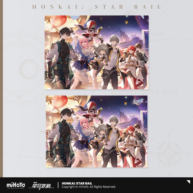 [OFFICIAL] Honkai Star Rail Theme Series Folder Poster Set - Teyvat Tavern - Genshin Impact & Honkai Star Rail & 3Z Merch