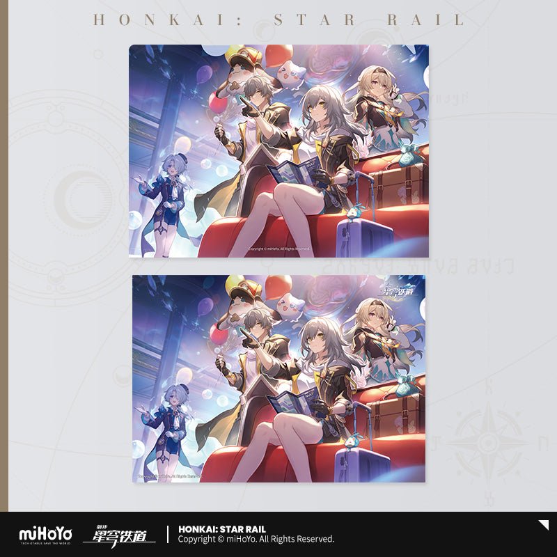 [OFFICIAL] Honkai Star Rail Theme Series Folder Poster Set - Teyvat Tavern - Genshin Impact & Honkai Star Rail & 3Z Merch