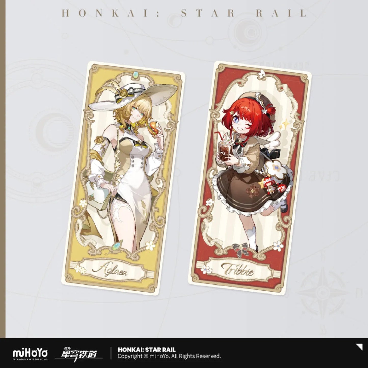 [OFFICIAL] Honkai Star Rail Train Journey Series Merch - Aglaea and Tribios - Teyvat Tavern - Genshin Impact & Honkai Star Rail & 3Z Merch