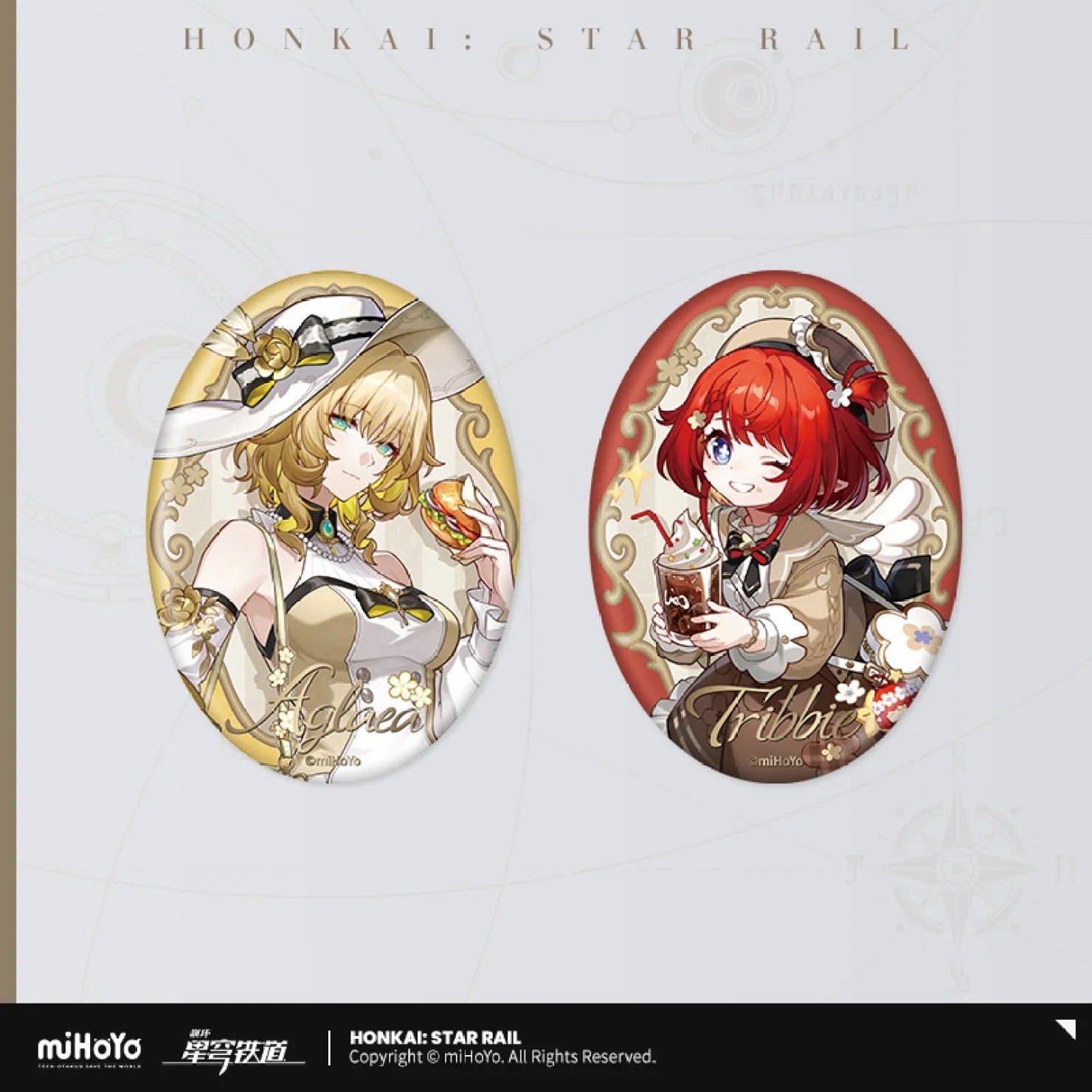 [OFFICIAL] Honkai Star Rail Train Journey Series Merch - Aglaea and Tribios - Teyvat Tavern - Genshin Impact & Honkai Star Rail & 3Z Merch