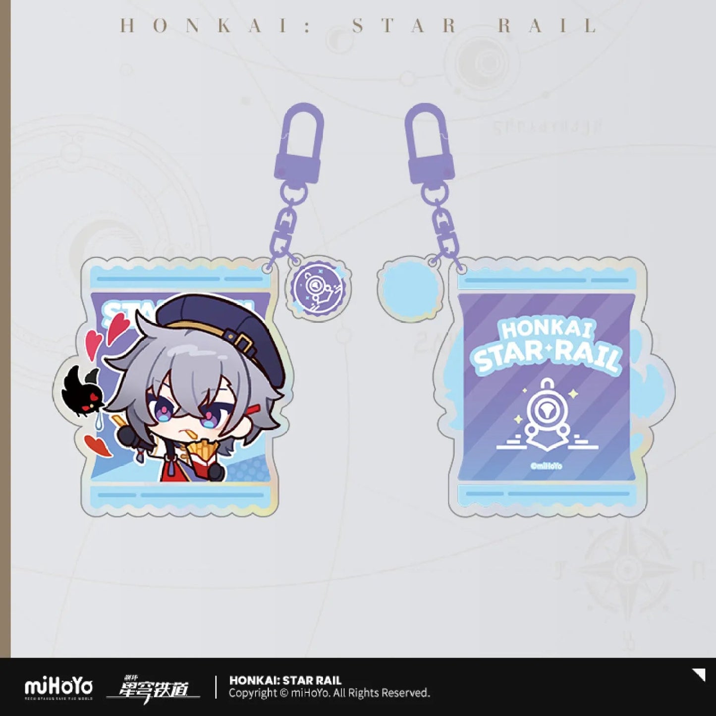 [OFFICIAL] Honkai Star Rail x KFC Cute Acrylic Keychain - Teyvat Tavern - Genshin Impact & Honkai Star Rail & 3Z Merch