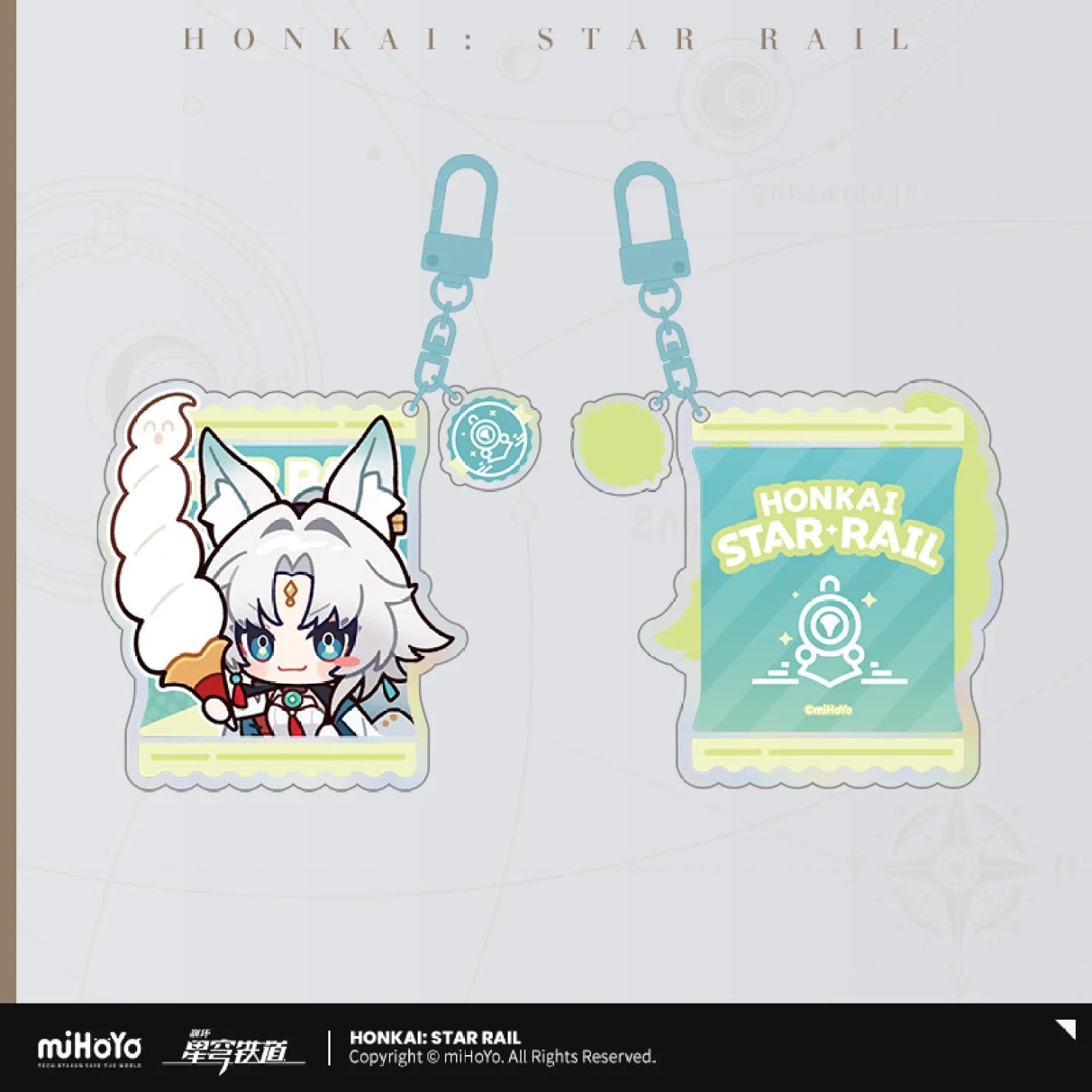 [OFFICIAL] Honkai Star Rail x KFC Cute Acrylic Keychain - Teyvat Tavern - Genshin Impact & Honkai Star Rail & 3Z Merch