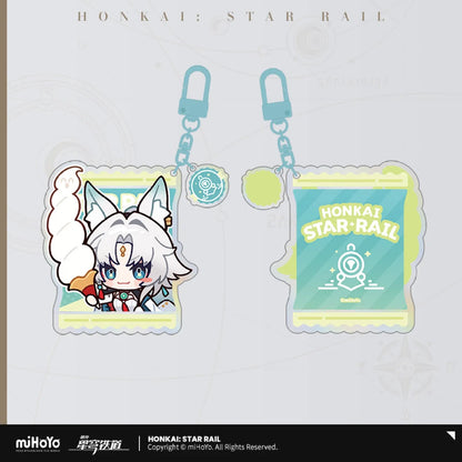 [OFFICIAL] Honkai Star Rail x KFC Cute Acrylic Keychain - Teyvat Tavern - Genshin Impact & Honkai Star Rail & 3Z Merch