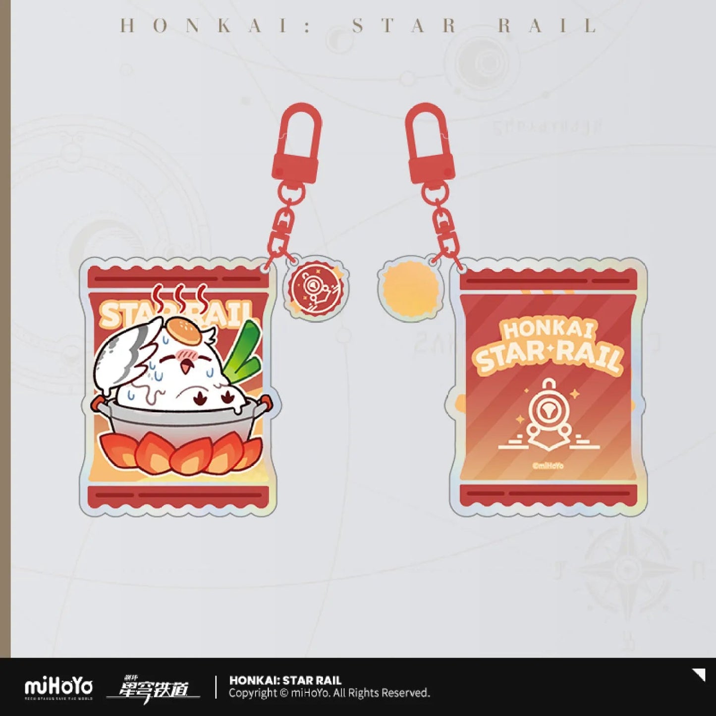 [OFFICIAL] Honkai Star Rail x KFC Cute Acrylic Keychain - Teyvat Tavern - Genshin Impact & Honkai Star Rail & 3Z Merch