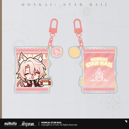 [OFFICIAL] Honkai Star Rail x KFC Cute Acrylic Keychain - Teyvat Tavern - Genshin Impact & Honkai Star Rail & 3Z Merch