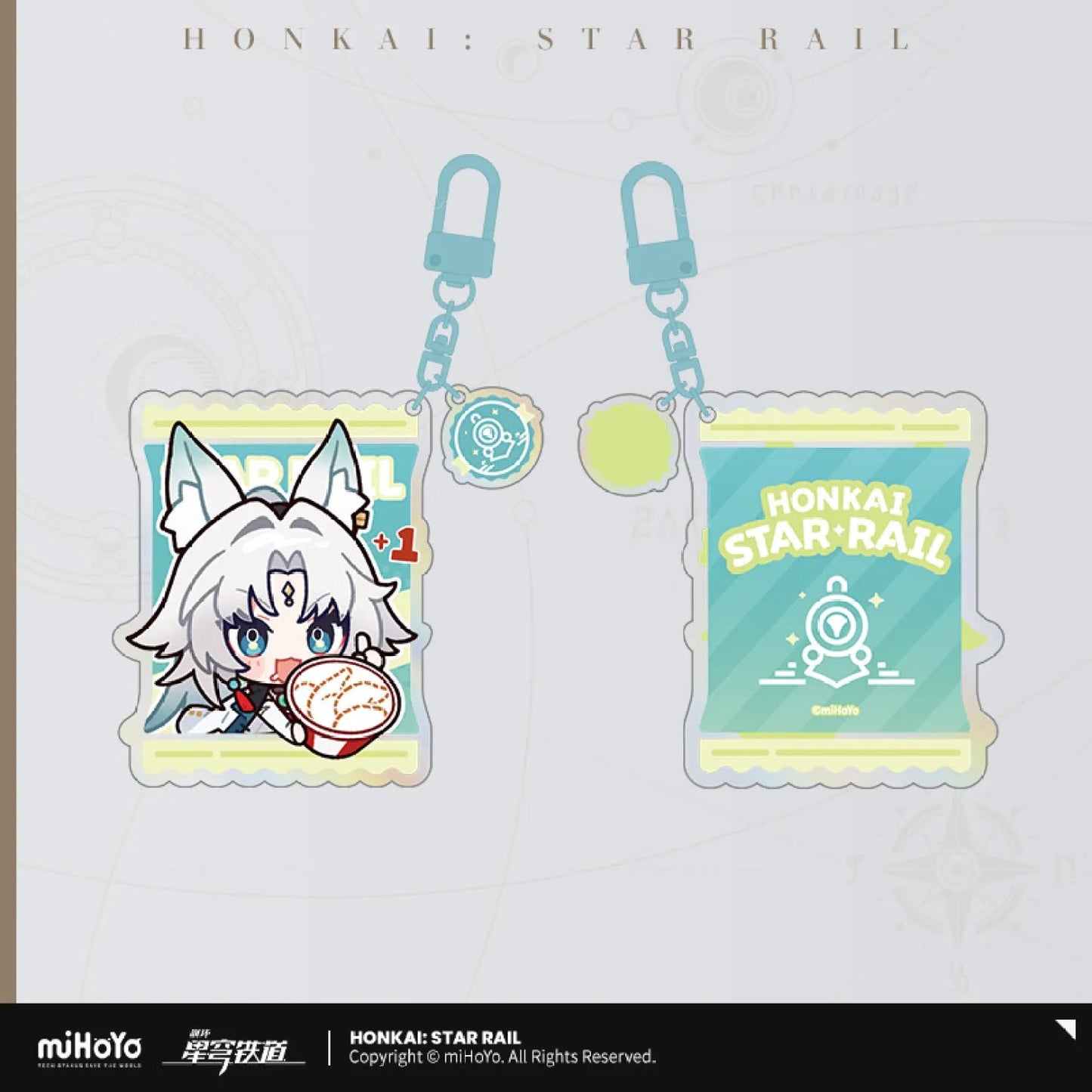 [OFFICIAL] Honkai Star Rail x KFC Cute Acrylic Keychain - Teyvat Tavern - Genshin Impact & Honkai Star Rail & 3Z Merch