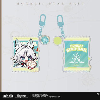 [OFFICIAL] Honkai Star Rail x KFC Cute Acrylic Keychain - Teyvat Tavern - Genshin Impact & Honkai Star Rail & 3Z Merch