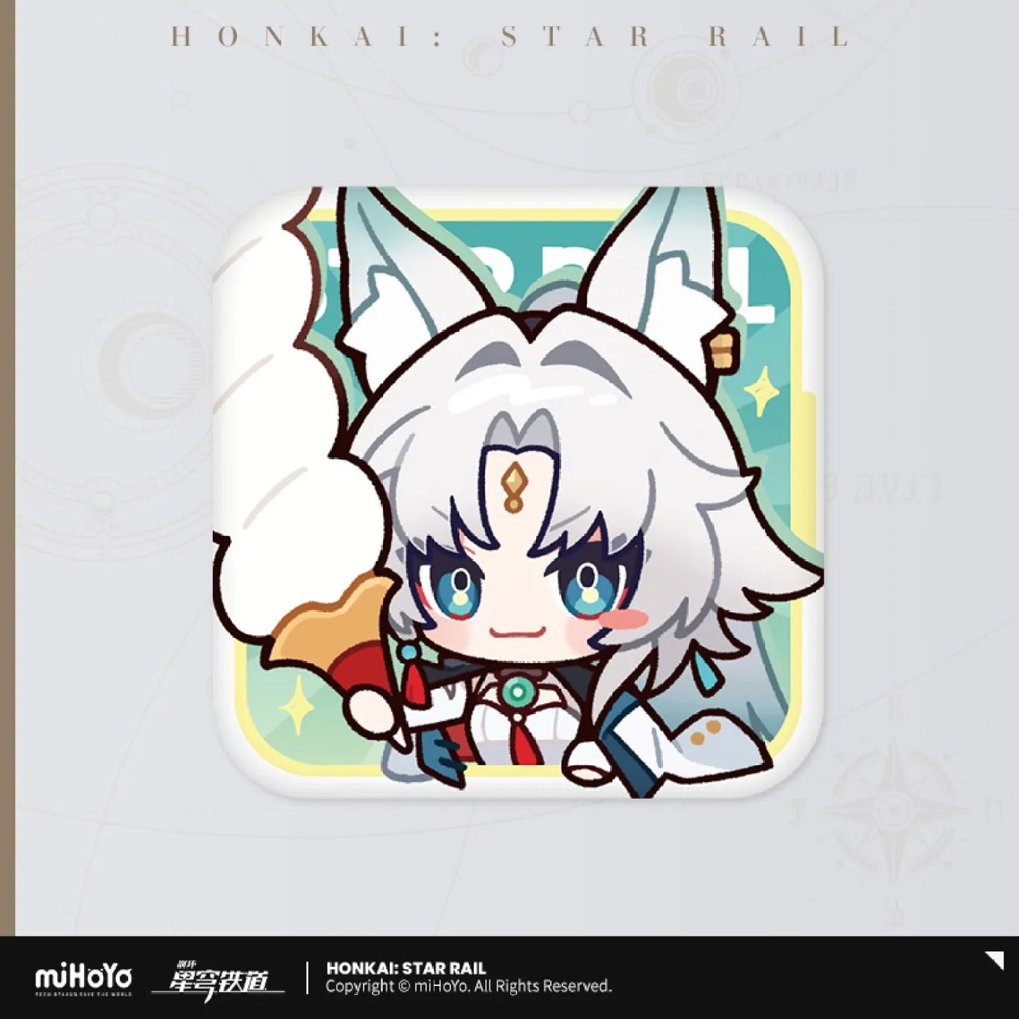 [OFFICIAL] Honkai Star Rail x KFC Cute Tinplate Badge - Teyvat Tavern - Genshin Impact & Honkai Star Rail & 3Z Merch