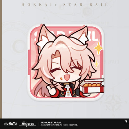 [OFFICIAL] Honkai Star Rail x KFC Cute Tinplate Badge - Teyvat Tavern - Genshin Impact & Honkai Star Rail & 3Z Merch