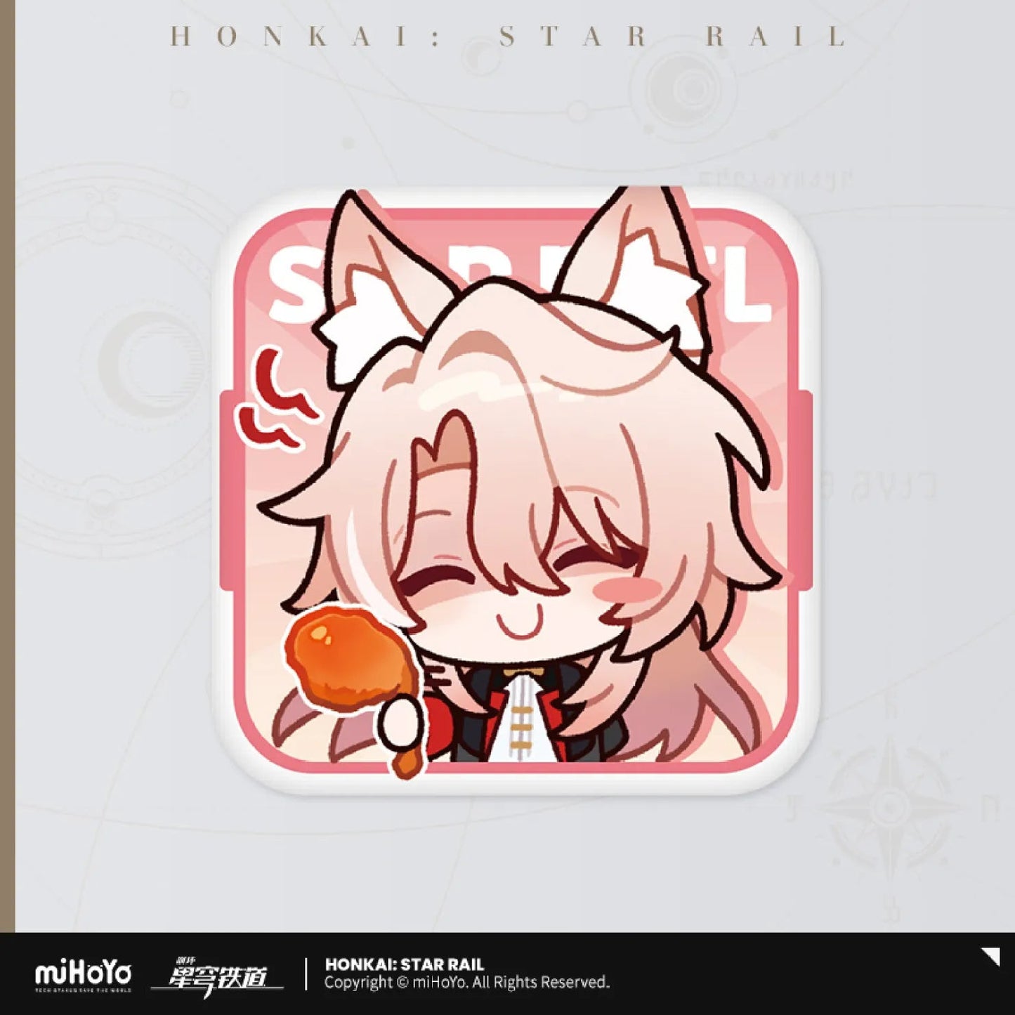 [OFFICIAL] Honkai Star Rail x KFC Cute Tinplate Badge - Teyvat Tavern - Genshin Impact & Honkai Star Rail & 3Z Merch