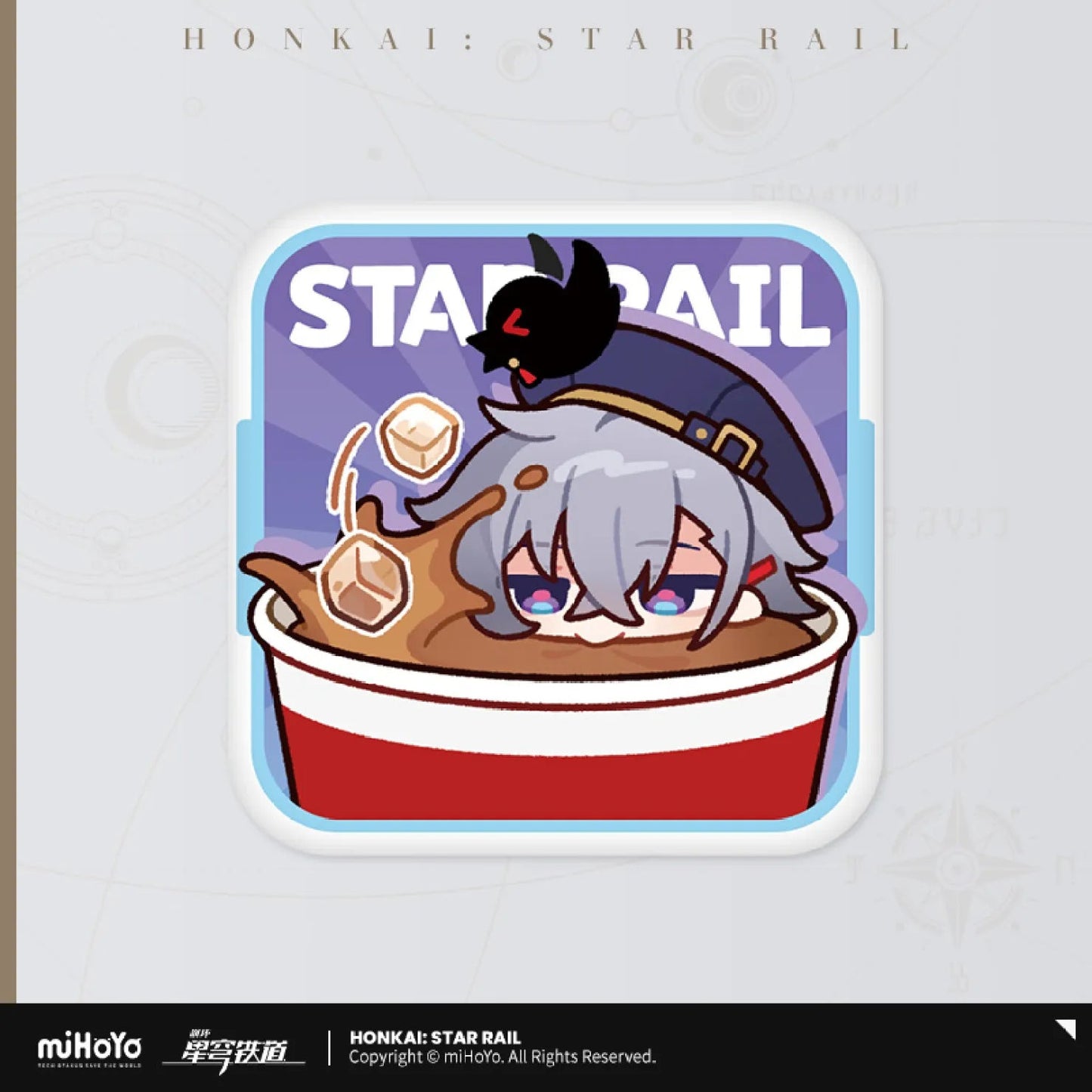 [OFFICIAL] Honkai Star Rail x KFC Cute Tinplate Badge - Teyvat Tavern - Genshin Impact & Honkai Star Rail & 3Z Merch