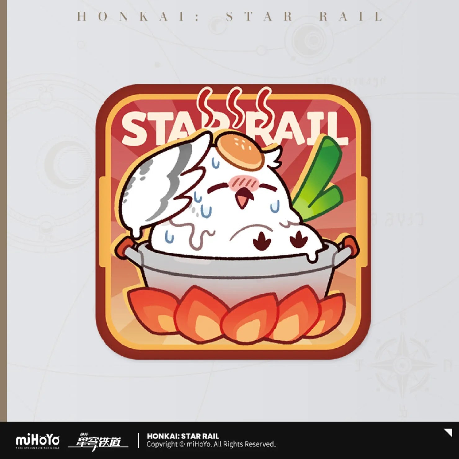[OFFICIAL] Honkai Star Rail x KFC Cute Tinplate Badge - Teyvat Tavern - Genshin Impact & Honkai Star Rail & 3Z Merch
