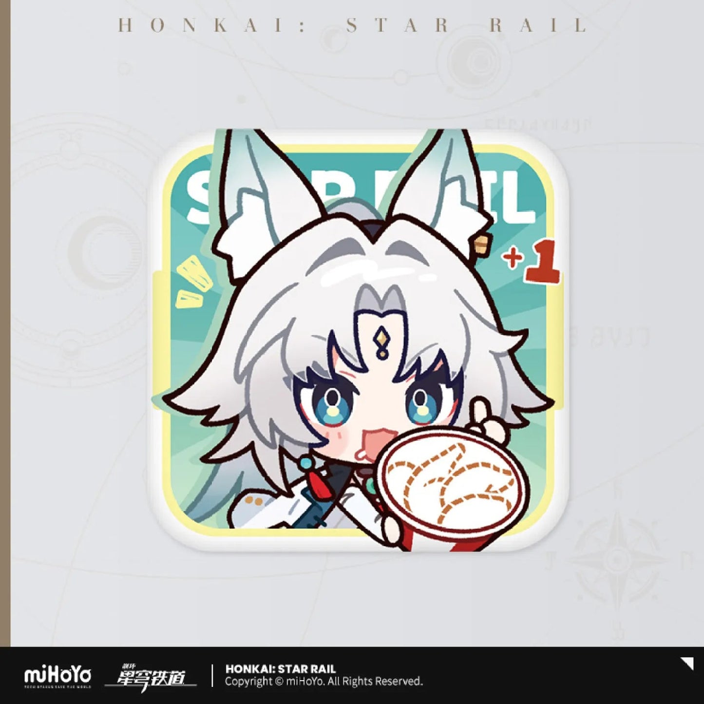 [OFFICIAL] Honkai Star Rail x KFC Cute Tinplate Badge - Teyvat Tavern - Genshin Impact & Honkai Star Rail & 3Z Merch