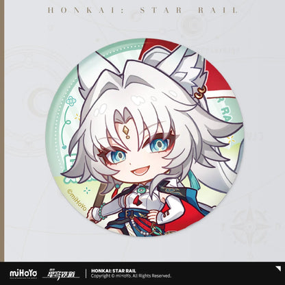 [OFFICIAL] Honkai Star Rail x KFC Cute Tinplate Round Badge - Teyvat Tavern - Genshin Impact & Honkai Star Rail & 3Z Merch