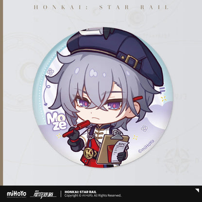[OFFICIAL] Honkai Star Rail x KFC Cute Tinplate Round Badge - Teyvat Tavern - Genshin Impact & Honkai Star Rail & 3Z Merch