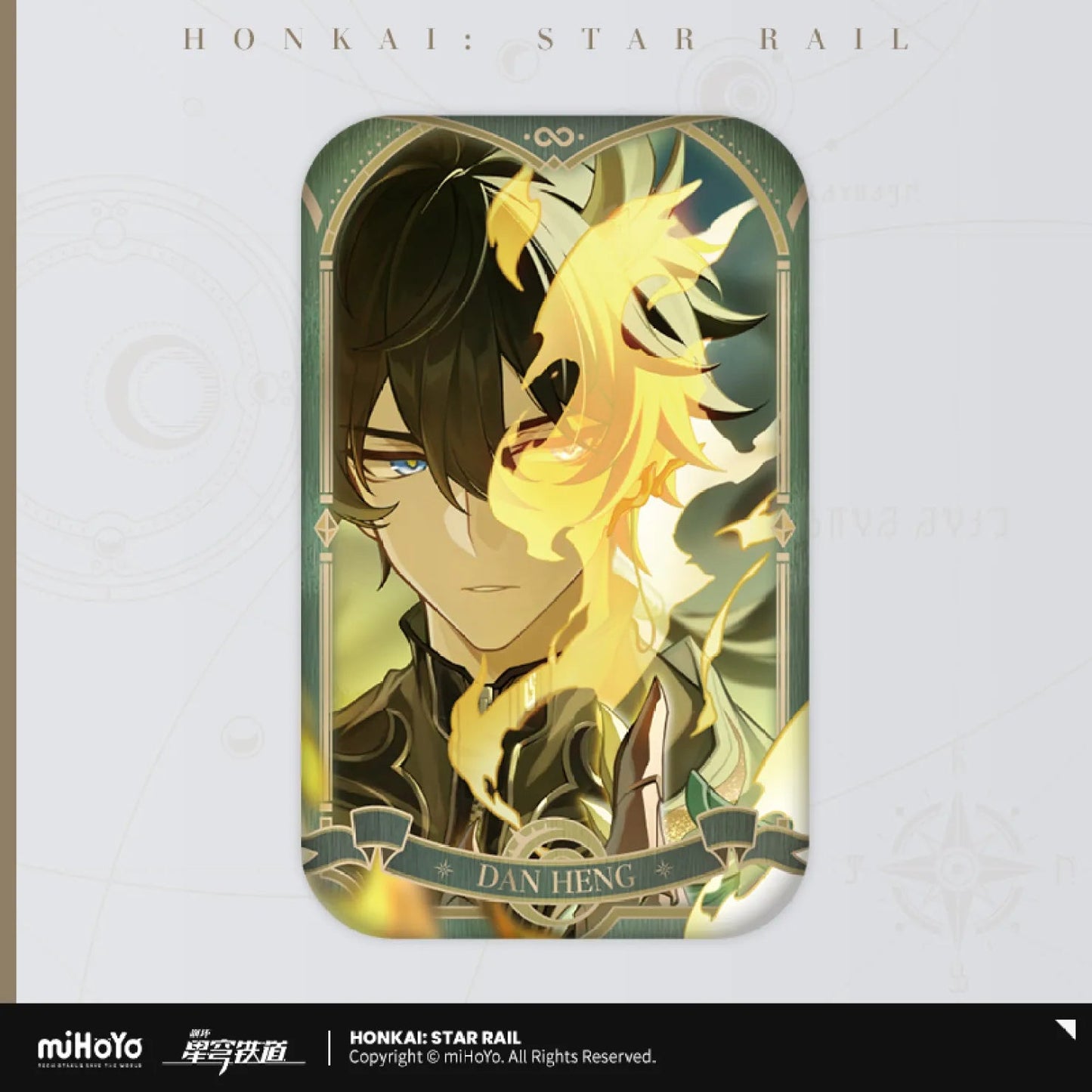 [OFFICIAL] HSR Amphoreus' Saga of Heroes Series Character Square Badge - Teyvat Tavern - Genshin Impact & Honkai Star Rail & 3Z Merch