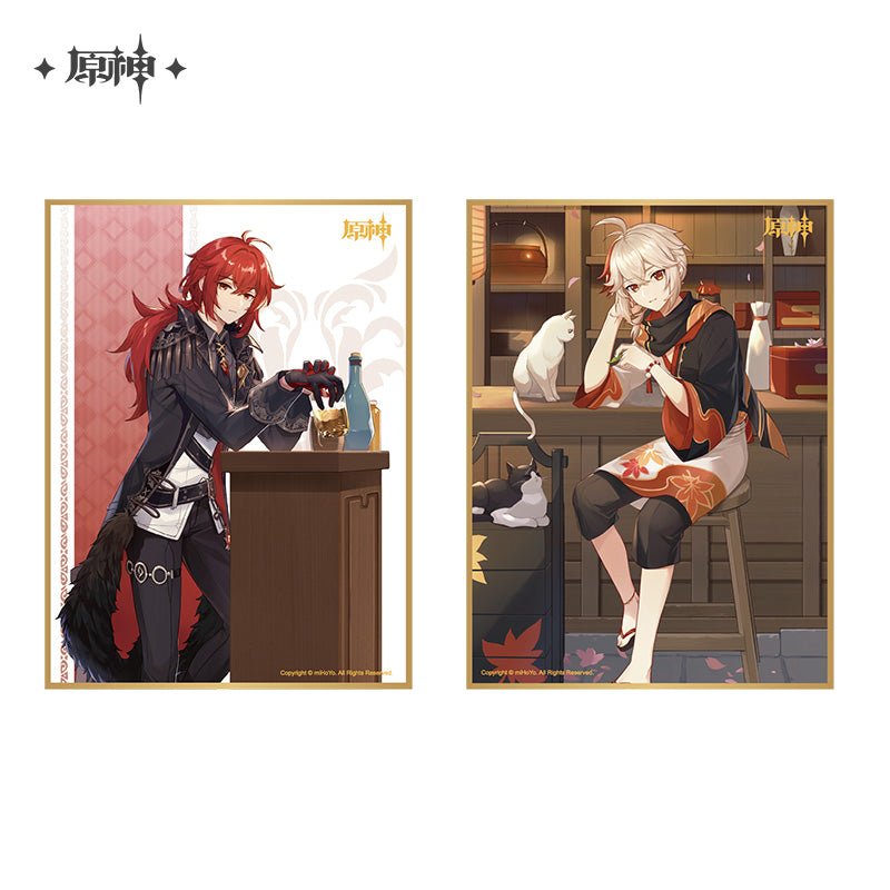 [OFFICIAL] Meeting in Tavern Series Colored Paper - Board Decorative Ornaments - Teyvat Tavern - Genshin Impact & Honkai Star Rail & 3Z Merch