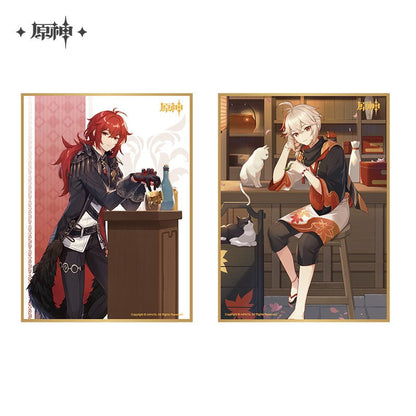 [OFFICIAL] Meeting in Tavern Series Colored Paper - Board Decorative Ornaments - Teyvat Tavern - Genshin Impact & Honkai Star Rail & 3Z Merch